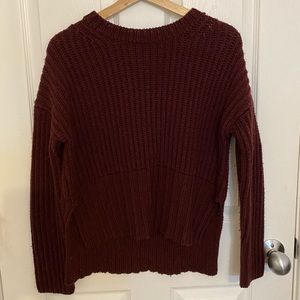 Burgundy Sweater